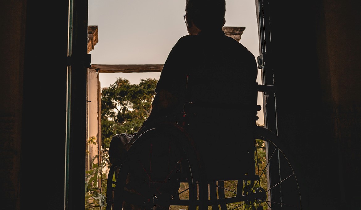 Person in wheelchair