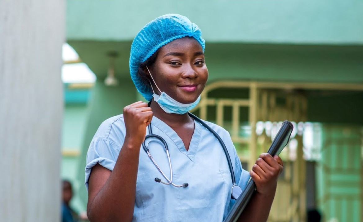 Image of a smiling nurse