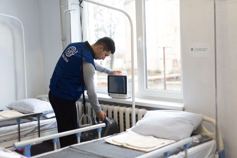 Hospital renovation in Ukraine