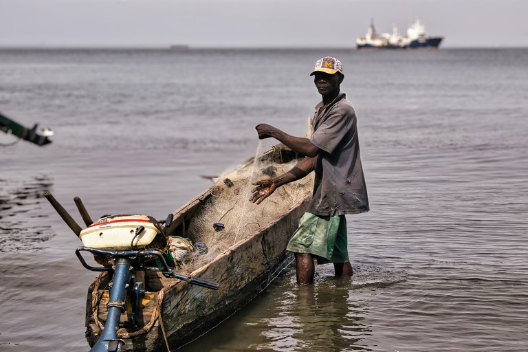African fisherman