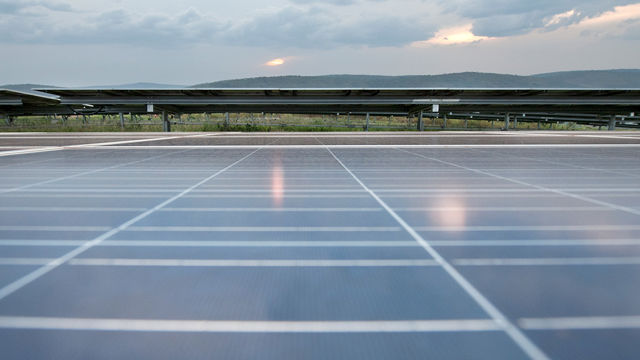 Solar energy panels in Rwanda