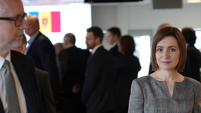 Moldovas president Maia Sandu og energiminister Victor Parlicov besøkte Norad sammen med HKH Kronprins Haakon den 7. mai for å snakke om energisektoren og behovet for ren energi i Moldova.