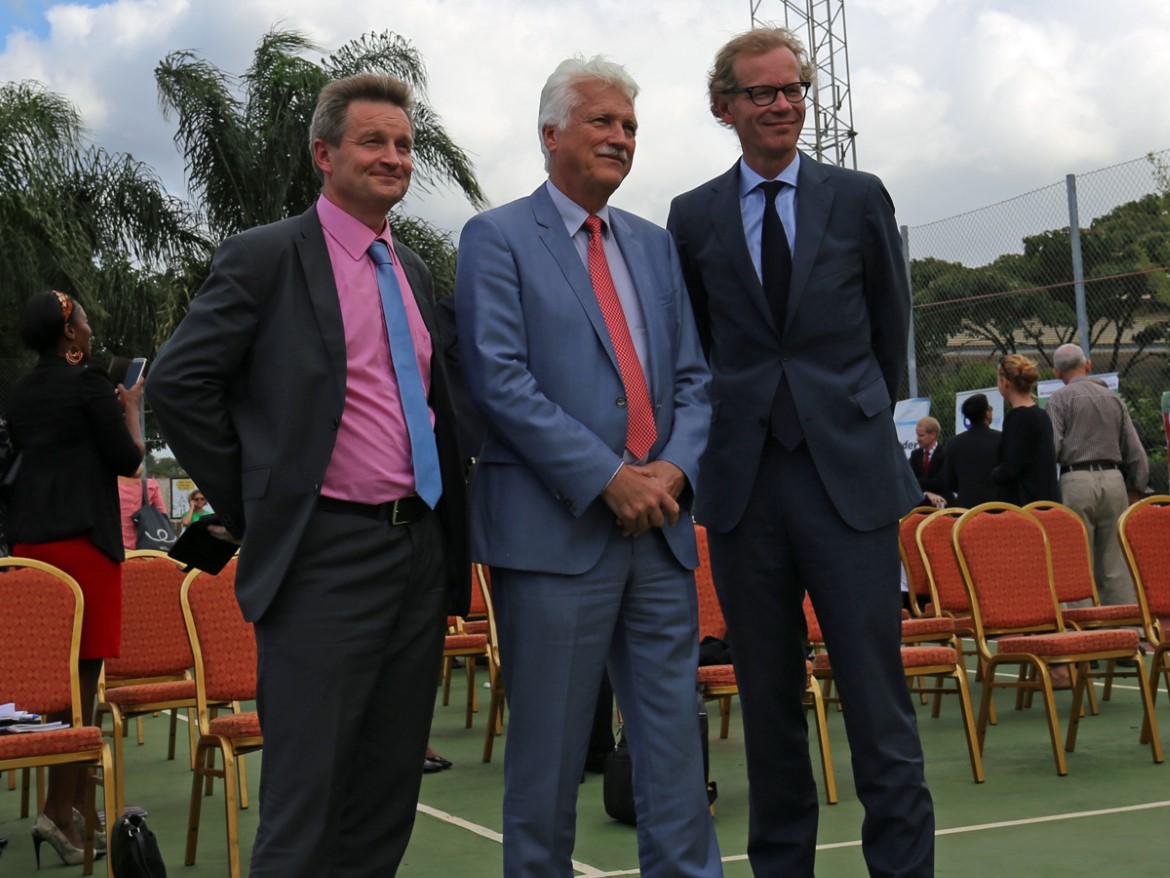 Tre nordiske ambassadører i Zambia under Nordic Open Day 2016