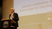 John Lomøy at the 2016 Norhed Conference on Knowledge for Development