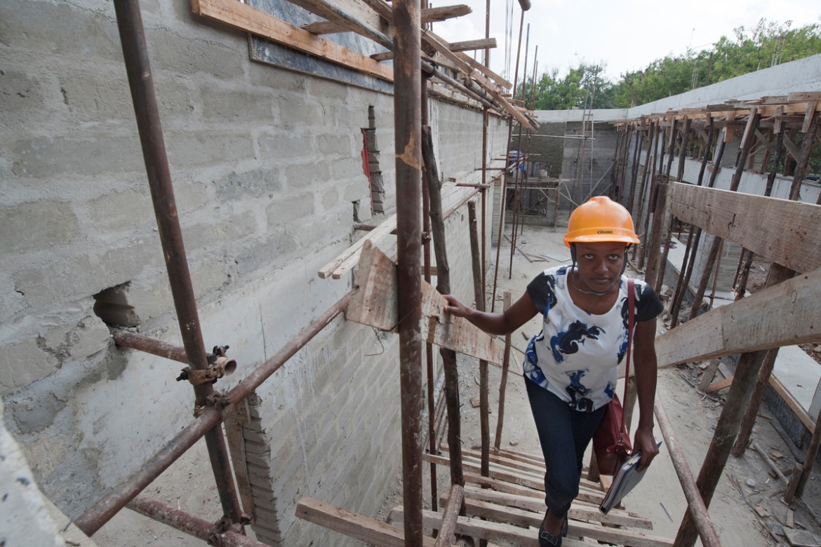 Kvinnelige ingeniører i Tanzania Foto: Ken Opprann