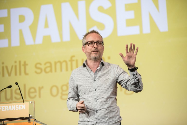 Bård Vegard Solhjell på Noradkonferansen 2018