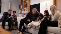 The EduApp4Syria games are tested at the home of the Norwegian Prime Minister