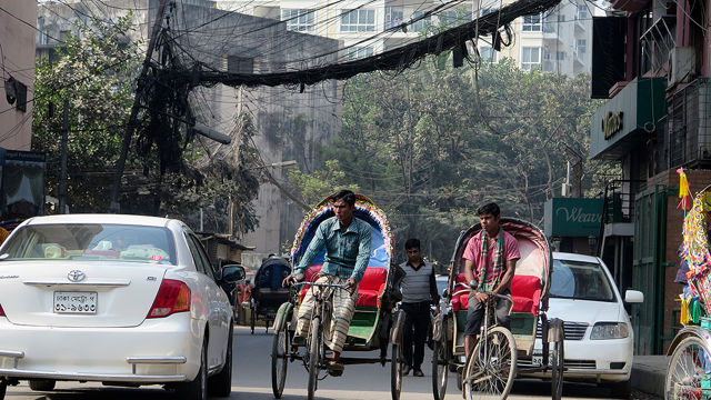 Bangladesh city traffic