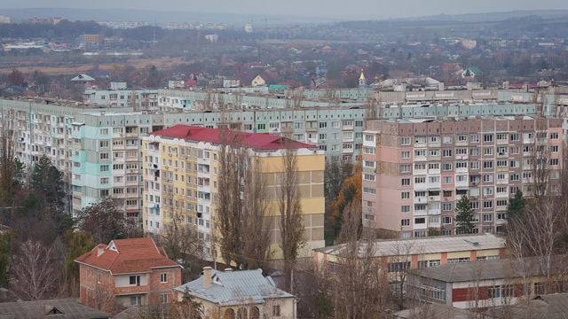Balti, one of the biggest cities in Moldova.