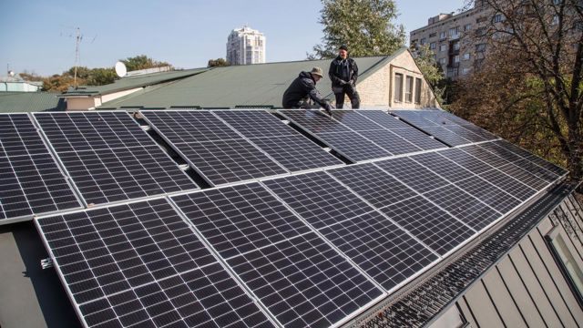 Solceller i Ukraina