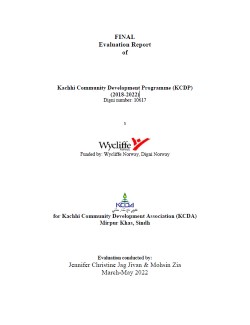 KCDP evaluering rapportforside